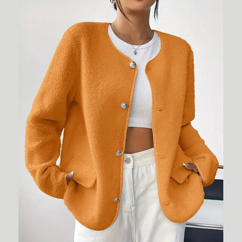 Bonjour MelbourneWomen's CoatsStylish Round Neck Winter Coat for Women - Chic & Warm