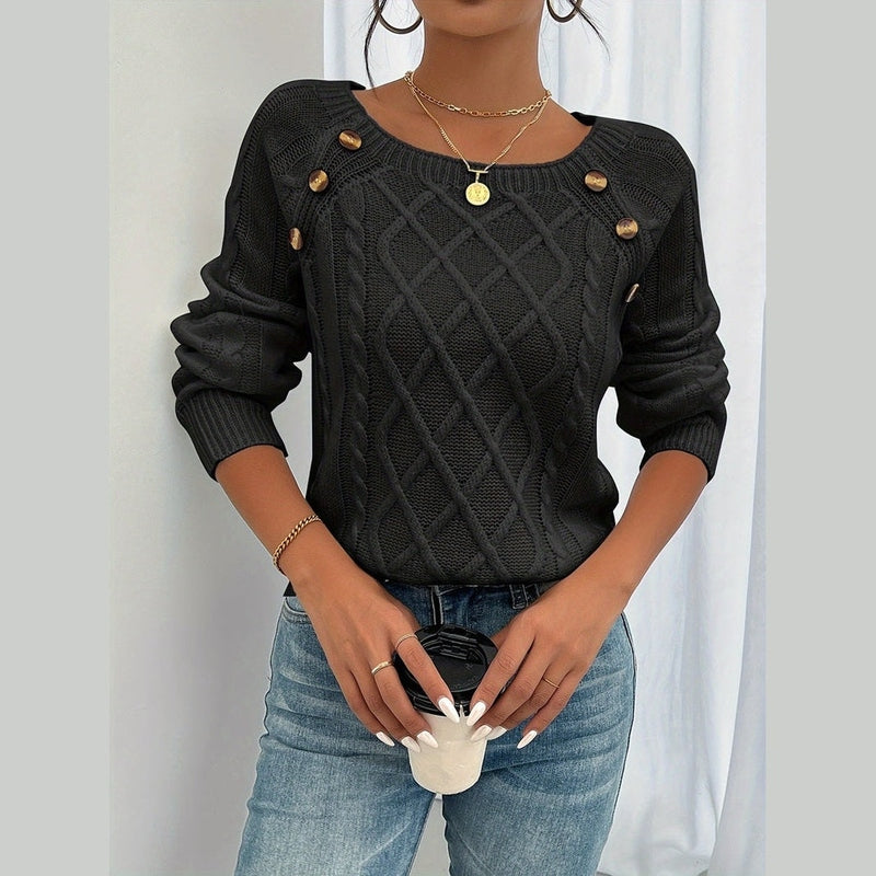 Bonjour MelbourneSweaterSophia - Chic Sweater for Cozy Fall Elegance