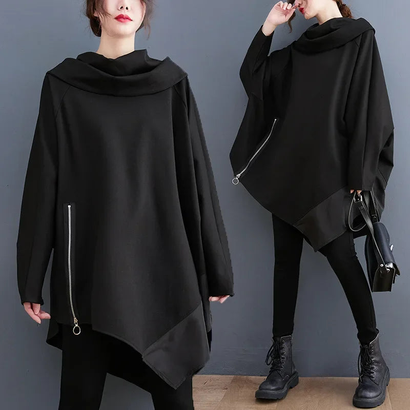Bonjour Melbourne-Tahlia - Women's High Neck Hoodie
