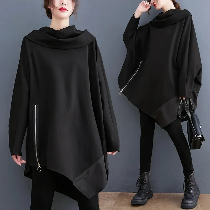Bonjour Melbourne-Tahlia - Women's High Neck Hoodie