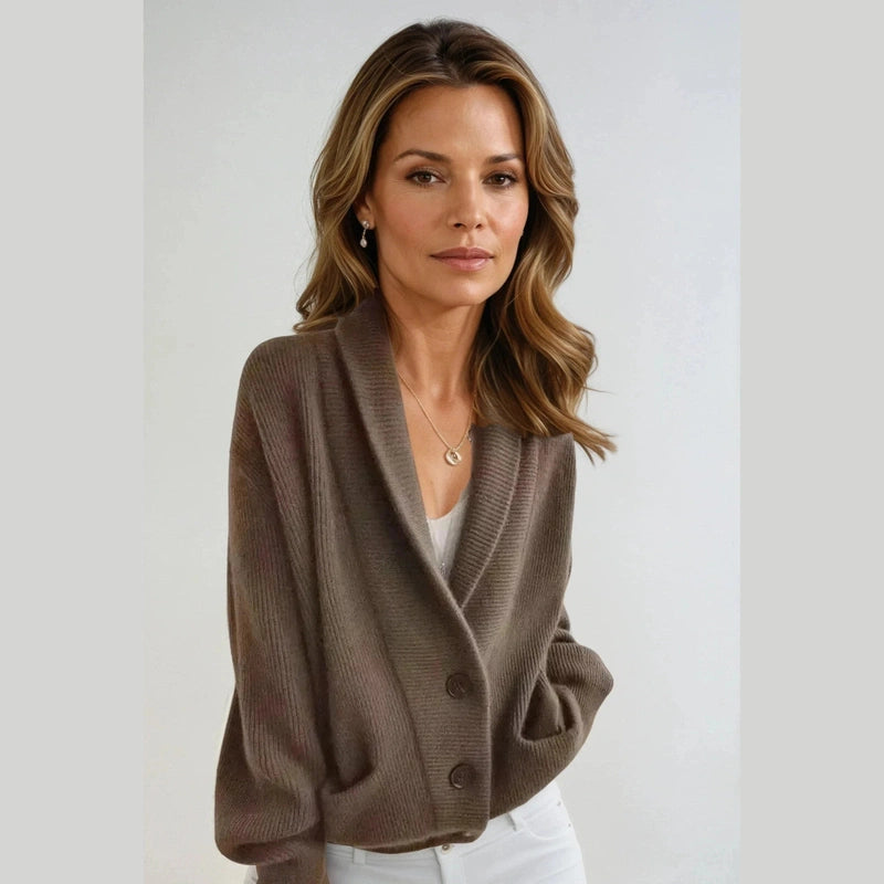 Bonjour Melbourne-Tessa - Premium Cashmere Cardigan for Women