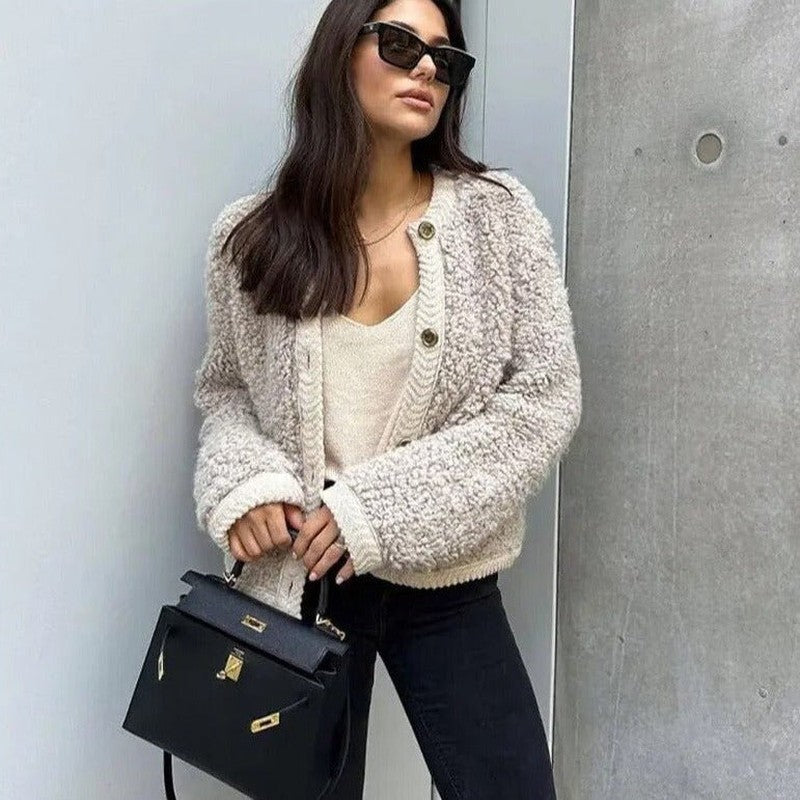 Bonjour MelbourneSweaterTina - Soft-Fit Cozy Teddy Vest for Ultimate Warmth