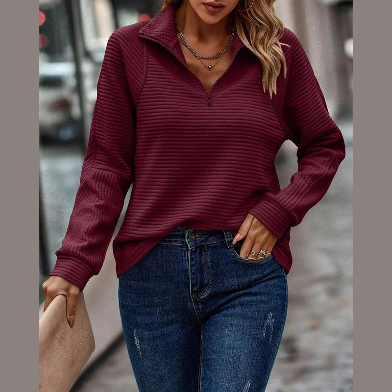 Bonjour MelbourneTruiLotte - Luxurious V-Neck Sweater for Ultimate Comfort and Style