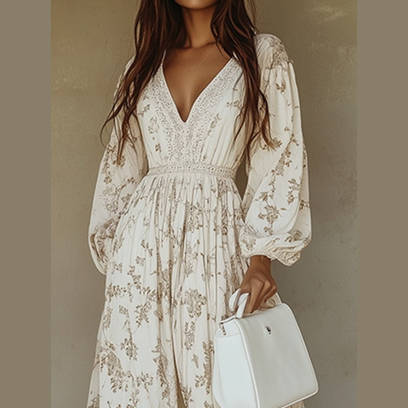 Bonjour MelbourneMaxi DressesWomen's Boho Floral Maxi Dress - Perfect Summer Style