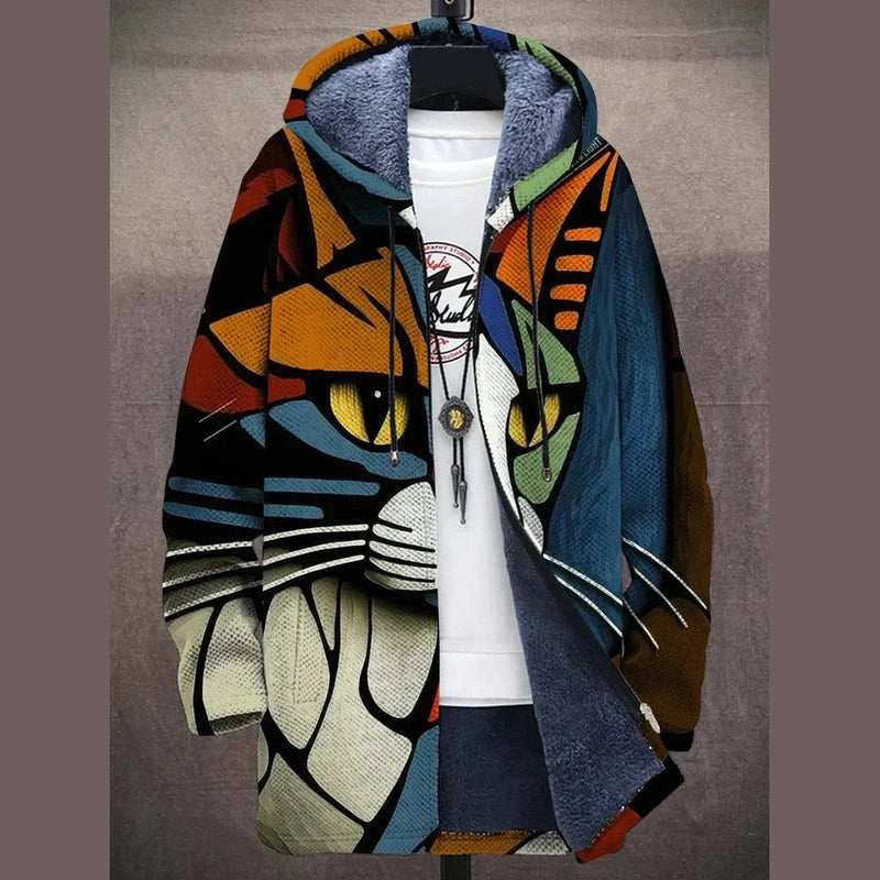 Bonjour Melbourne-Zia - Boldly Designed Artistic Printed Jacket