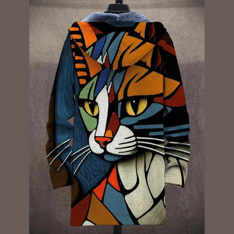 Bonjour Melbourne-Zia - Boldly Designed Artistic Printed Jacket