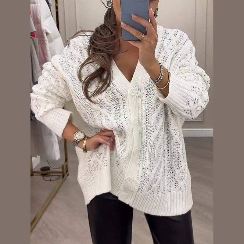 Bonjour MelbournetruiMaru - Chic V-Neck Sweater for Ultimate Comfort and Style