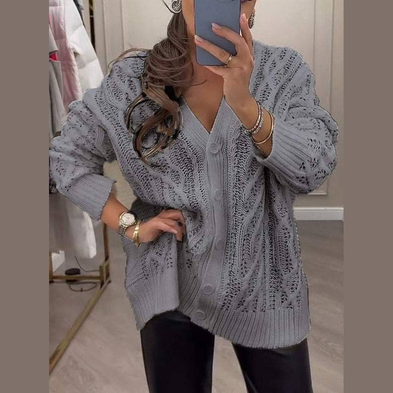 Bonjour MelbournetruiMaru - Chic V-Neck Sweater for Ultimate Comfort and Style