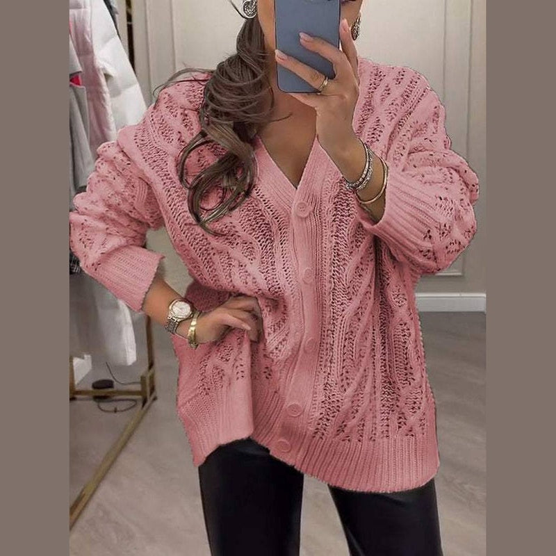 Bonjour MelbournetruiMaru - Chic V-Neck Sweater for Ultimate Comfort and Style