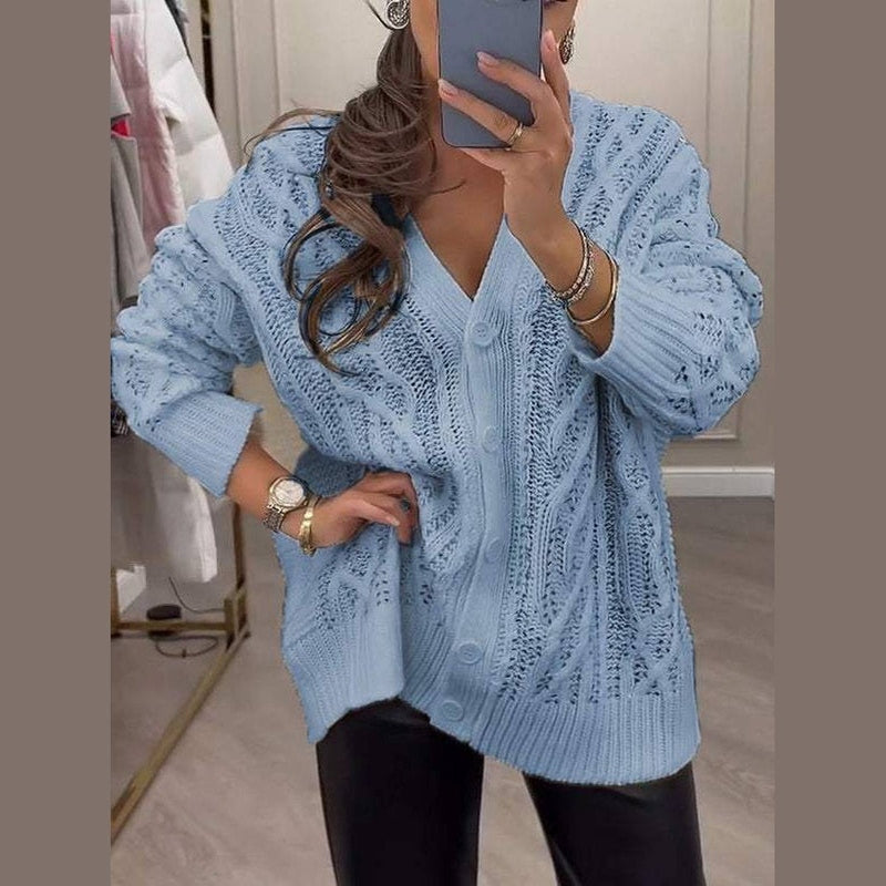 Bonjour MelbournetruiMaru - Chic V-Neck Sweater for Ultimate Comfort and Style