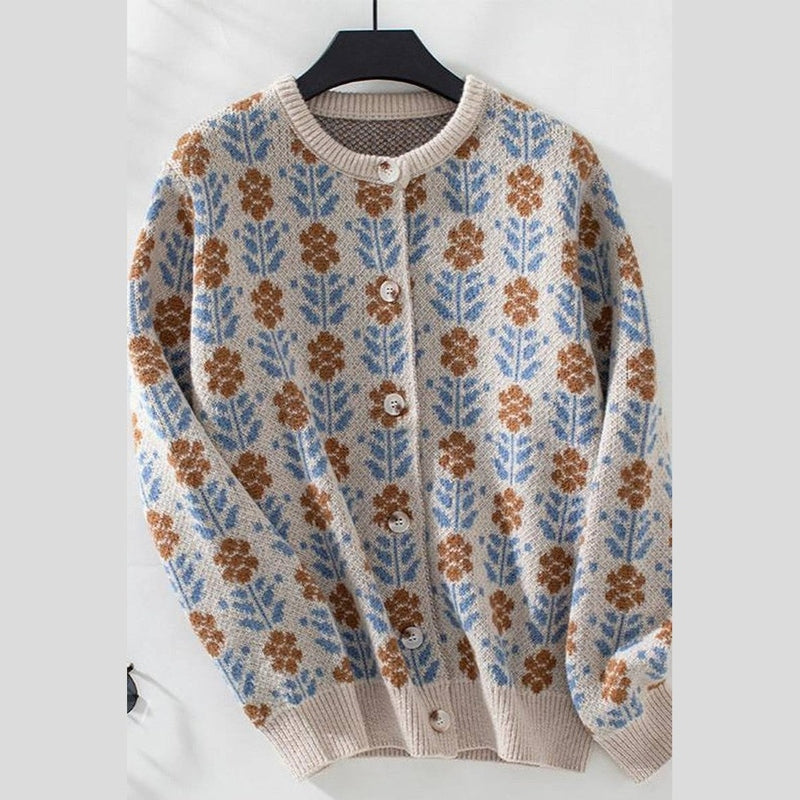 Bonjour Melbournewomen SweaterModern Comfort Jacquard™ Knit Sweater in Acrylic Blend