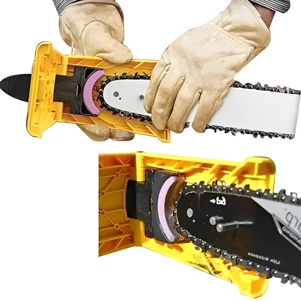 Chainsaw Sharpener Kit for 14 to 20 Bars – Quick and Easy Chainsaw Blade Sharpener with Durable Stone 3