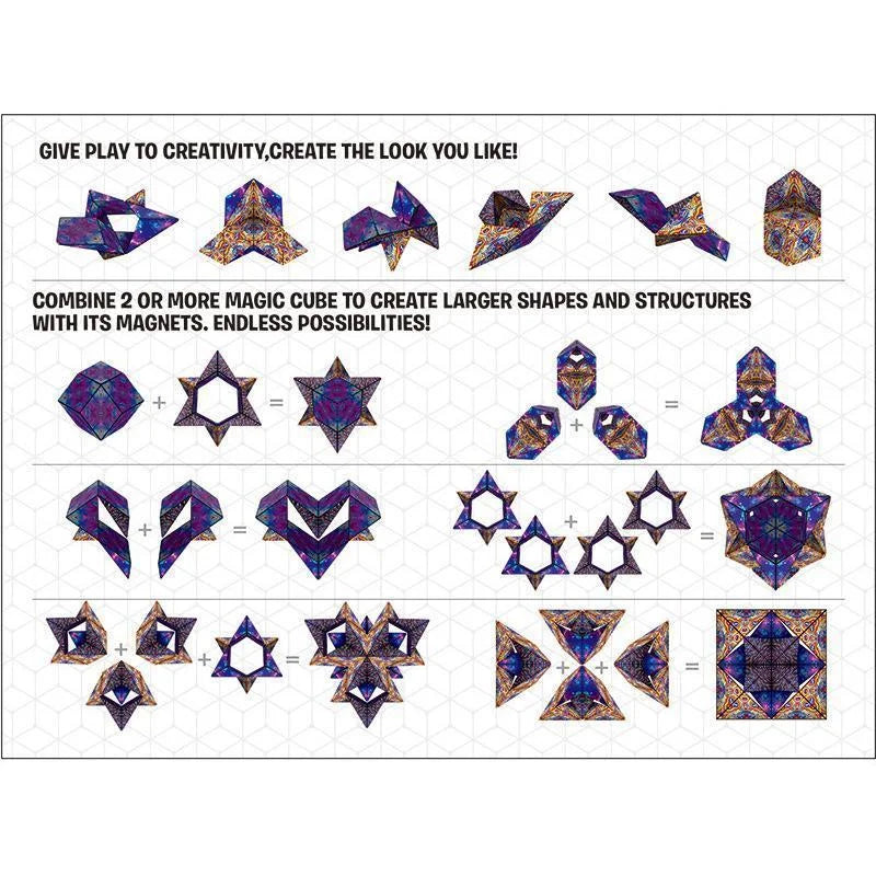 Changeable Magnetic Magic Cube with 36 Rare Earth Magnets – Transform into 70+ Shapes 5