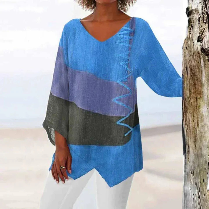 Chic Three-Color Long Sleeve Blouse for Women - Stylish Tops 2