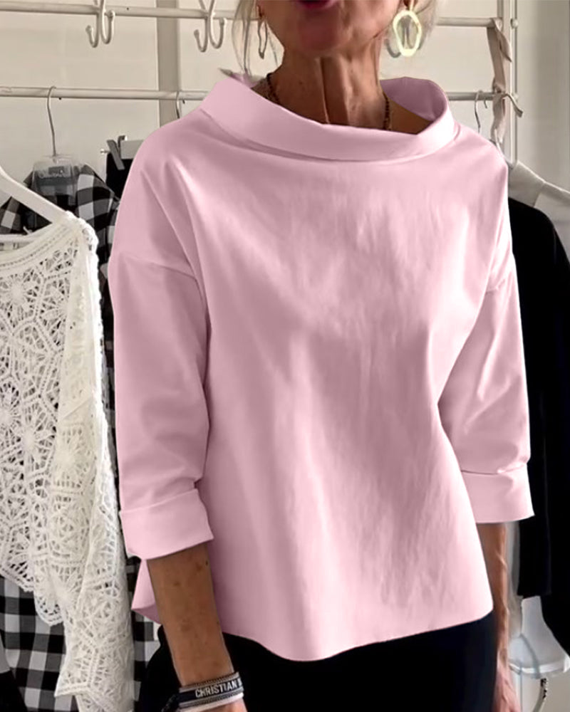 Elegant Long-Sleeved Women's Top - Versatile Blouse for All Occasions 6