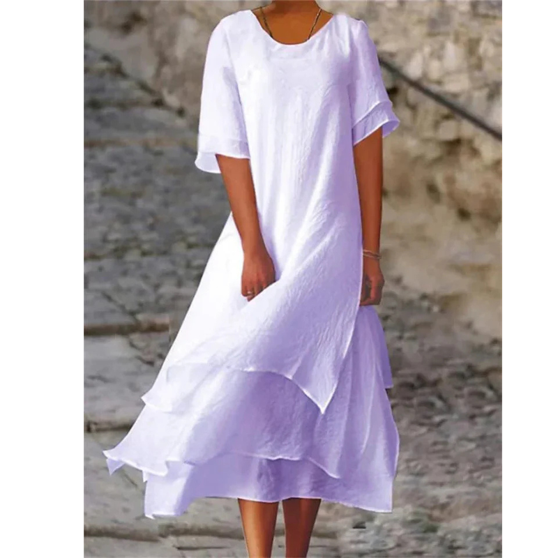 Elegant Midi Dress for Women - Flattering & Comfortable Style 4