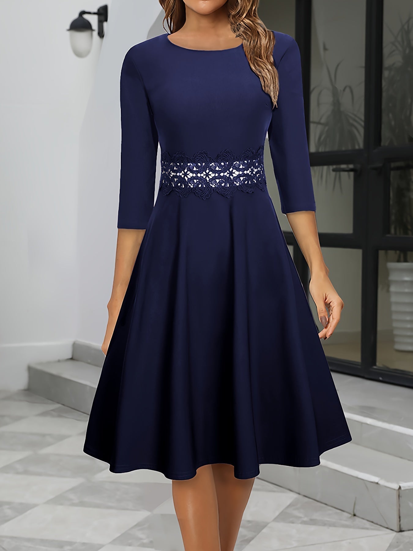 Elegant Midi Evening Dress - Perfect Formal Wedding Guest Gown 2