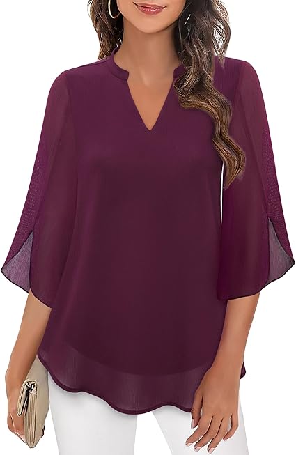 Elegant Women's Blouse - Lightweight & Versatile Style 8