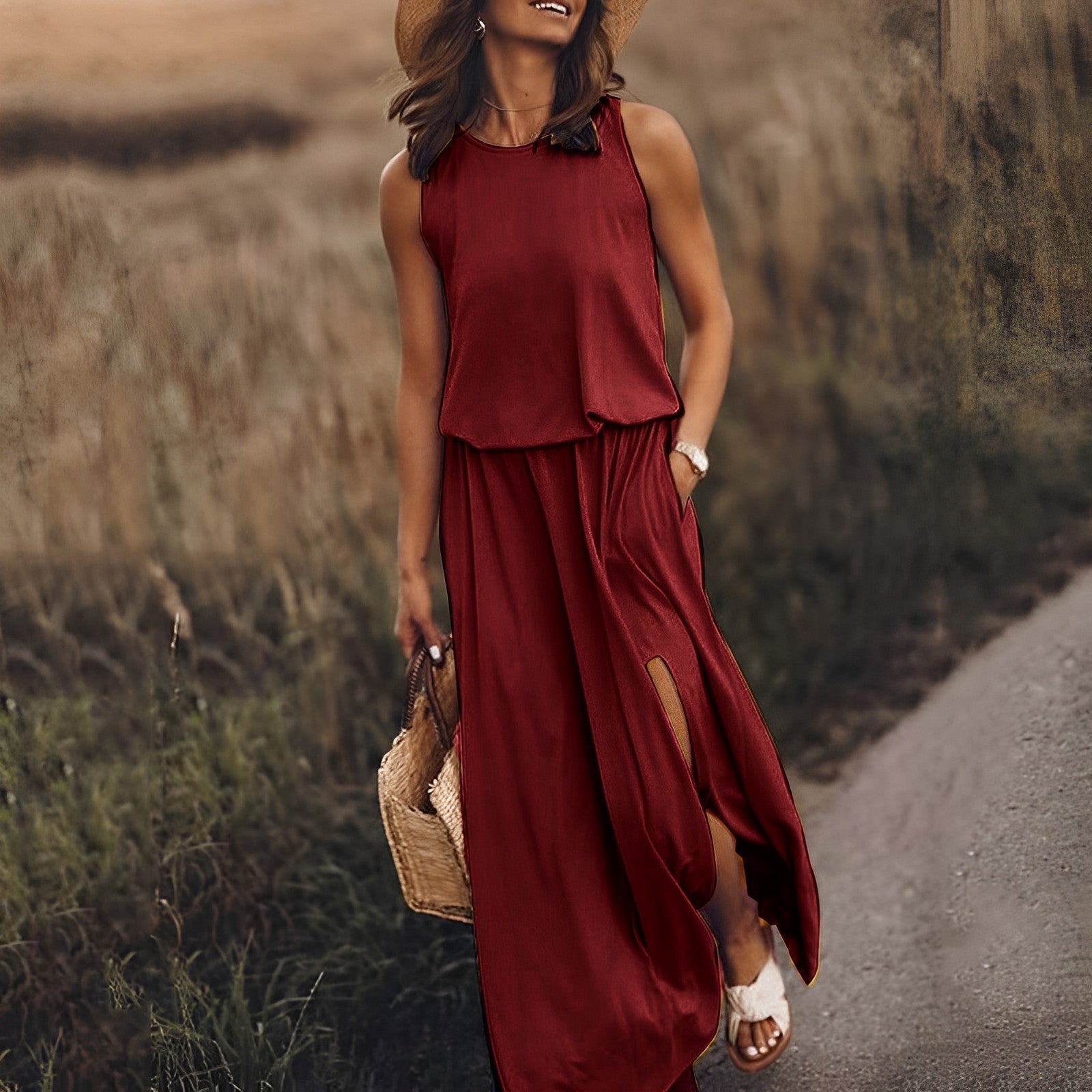 Elegant Women's Summer Maxi Dress for Effortless Style 0