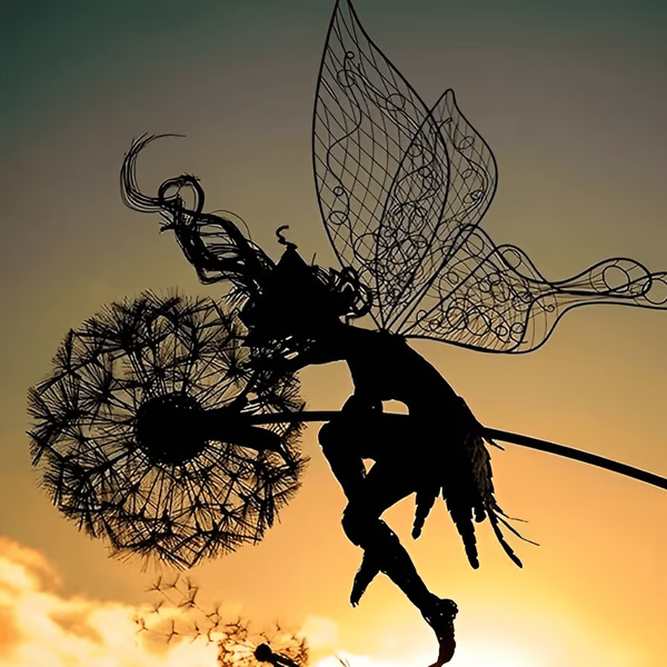 Fairy Steel Garden Sculptures – Premium Weather-Resistant Outdoor Decor for Indoor and Outdoor Use 3