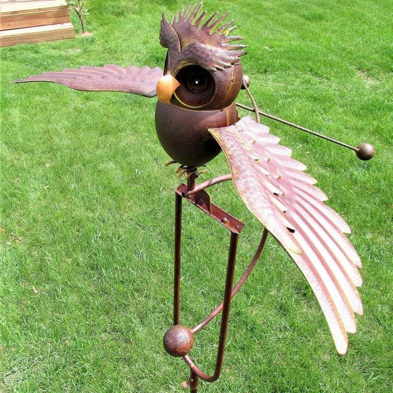 Garden Eagle Windmill Patio Decoration – Metal Bird Art for Outdoor Spaces 1