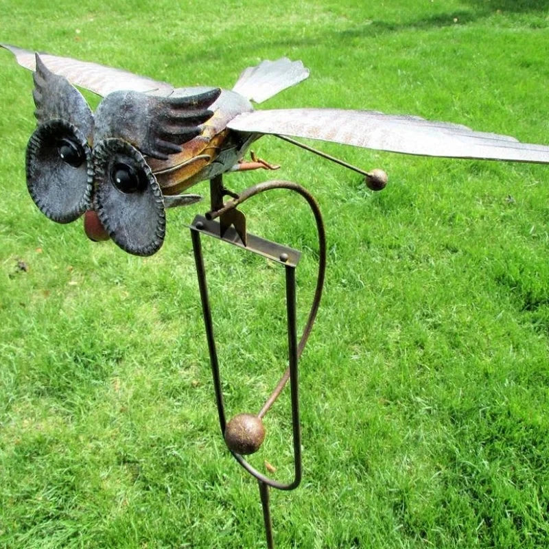 Garden Eagle Windmill Patio Decoration – Metal Bird Art for Outdoor Spaces 2