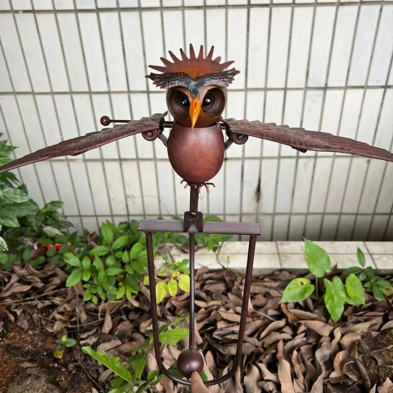 Garden Eagle Windmill Patio Decoration – Metal Bird Art for Outdoor Spaces 4