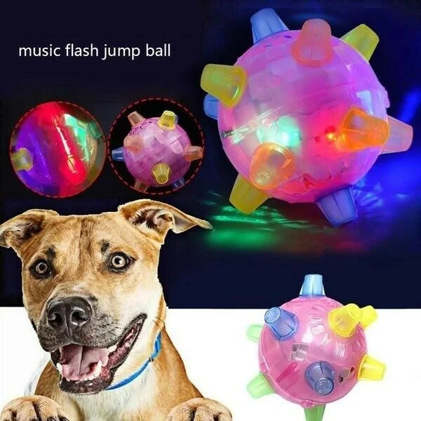 Interactive LED Jumping Ball for Dogs – Engaging and Safe Dog Toy for Active Play 1