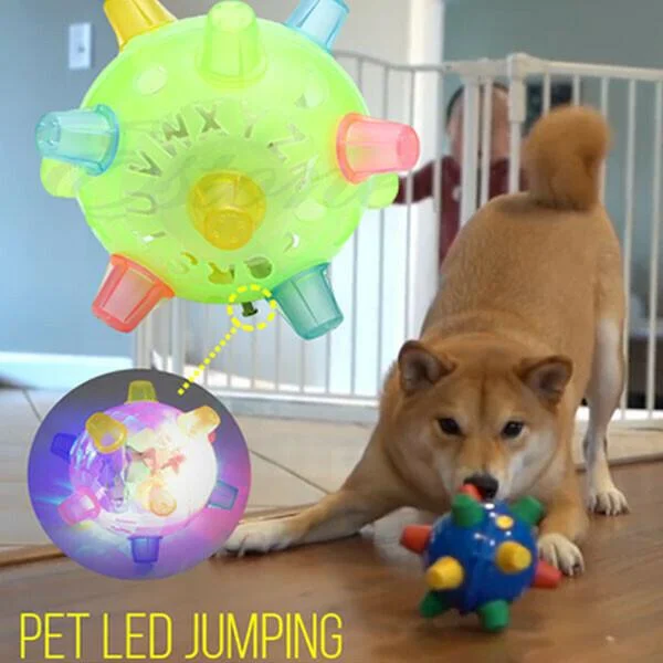 Interactive LED Jumping Ball for Dogs – Engaging and Safe Dog Toy for Active Play 4