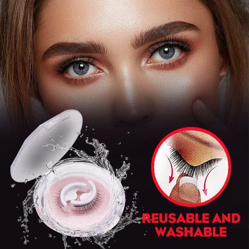 Premium Reusable Self-Adhesive Eyelashes – Natural Look, Quick Application, and No Glue Required 2