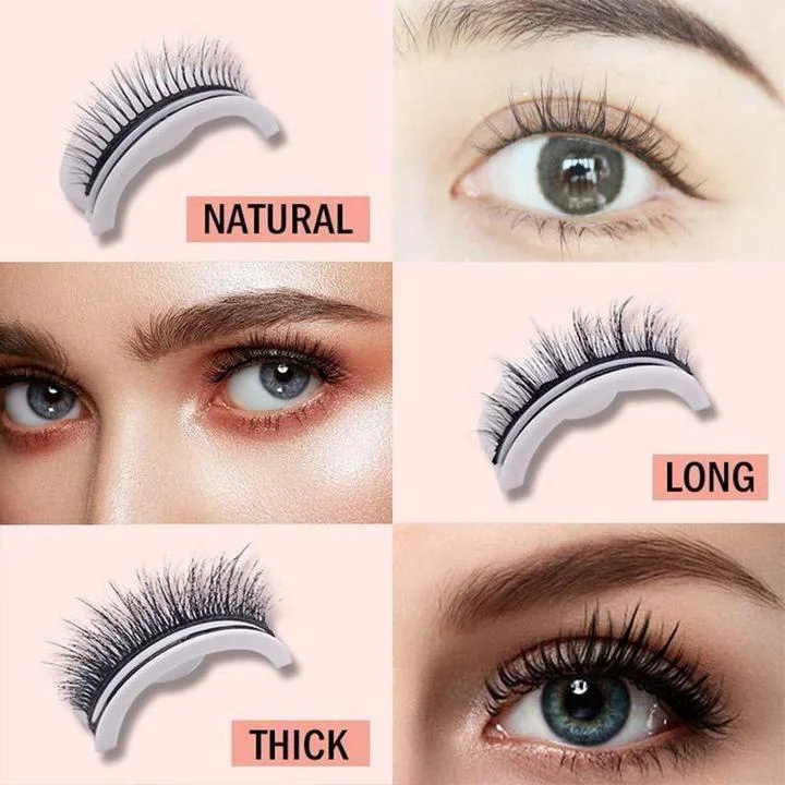 Premium Reusable Self-Adhesive Eyelashes – Natural Look, Quick Application, and No Glue Required 7