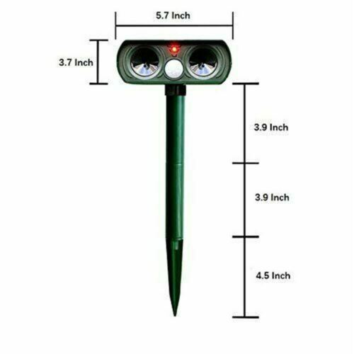 Solar-Powered Ultrasonic Animal Pest Repeller – Motion-Activated Deer and Pest Deterrent 5