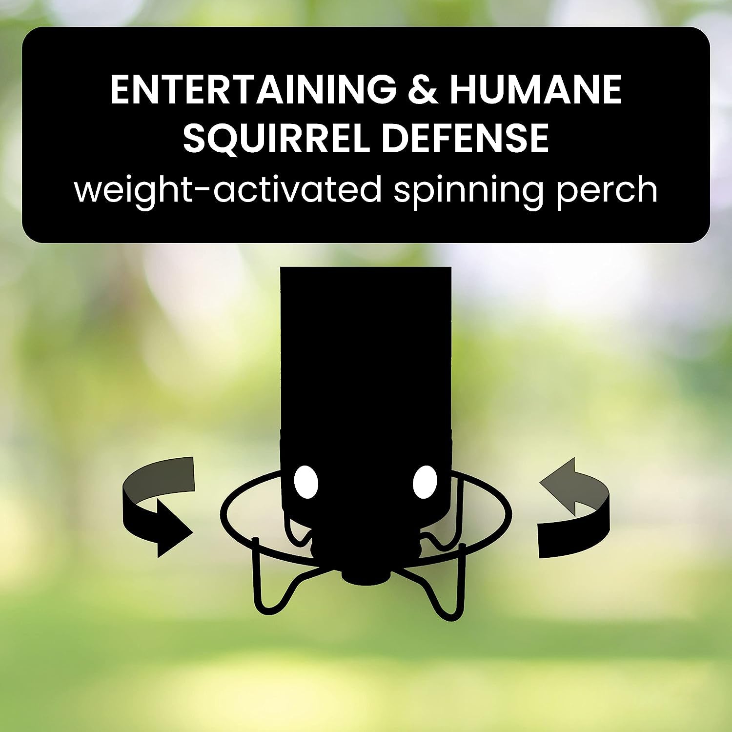 Squirrel-Proof Bird Feeder with Weight-Activated Perch – Durable Metal Construction and 5 lb Capacity 7