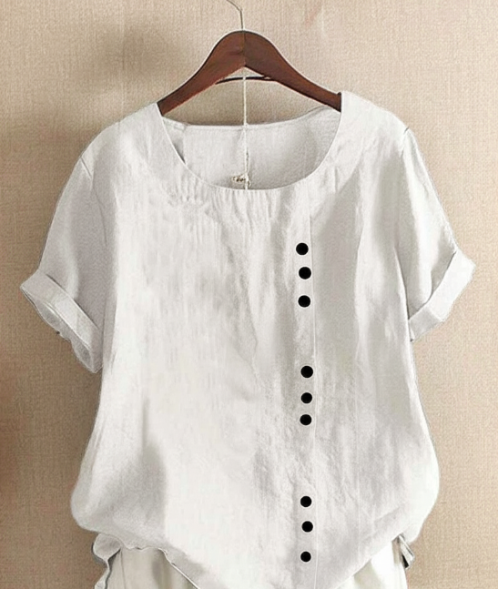 Stylish Short-Sleeved Womens Blouse - Summer Tops for Women 3