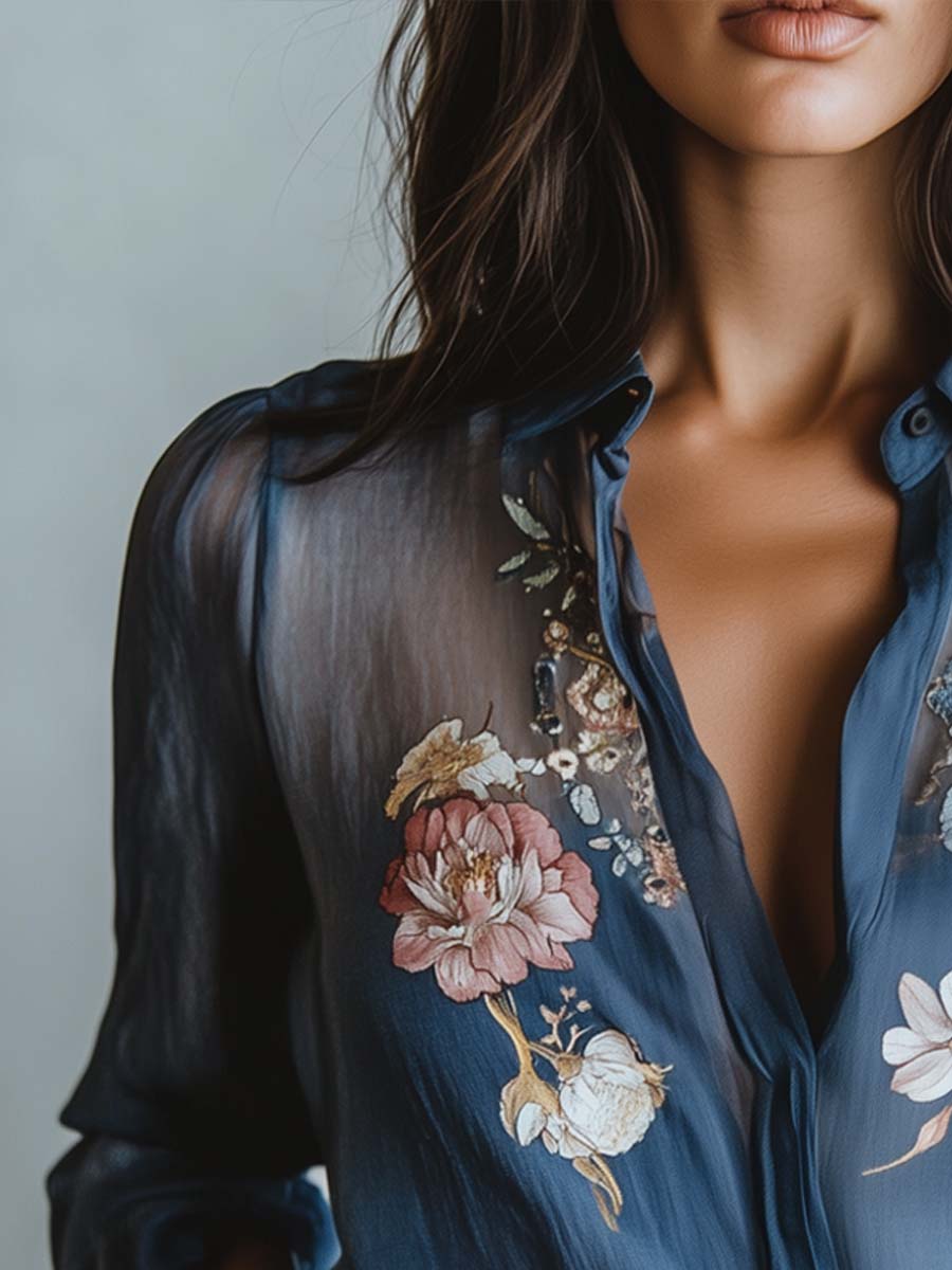 Stylish Women's Boho Floral Blouse - Summer Tops for Women 3