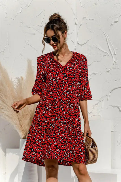 Women's Mini Dress Blue Summer Dresses 3