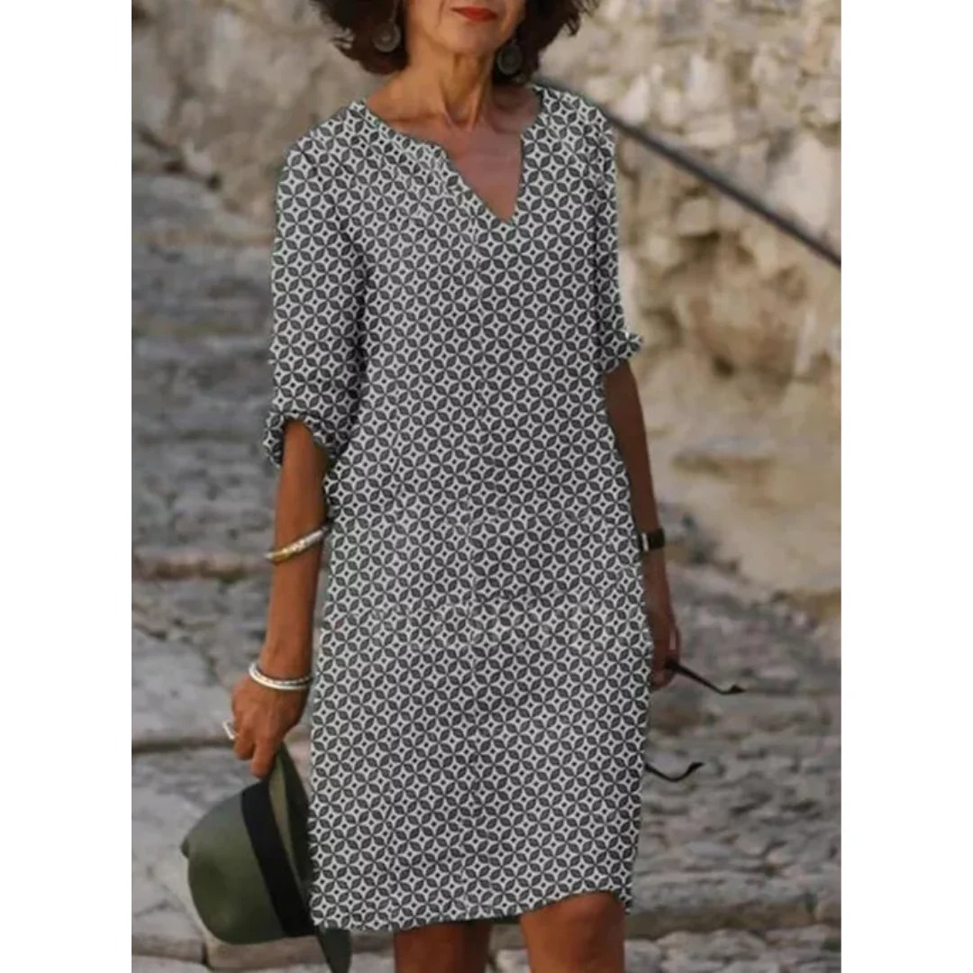 Women's Mini Dress Printed Multicolor 1