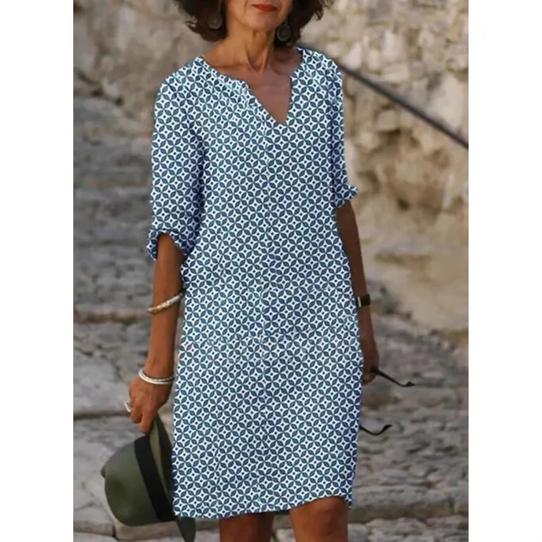 Women's Mini Dress Printed Multicolor 2