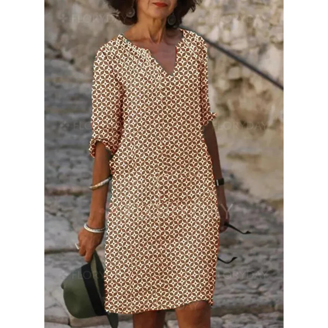 Women's Mini Dress Printed Multicolor 3