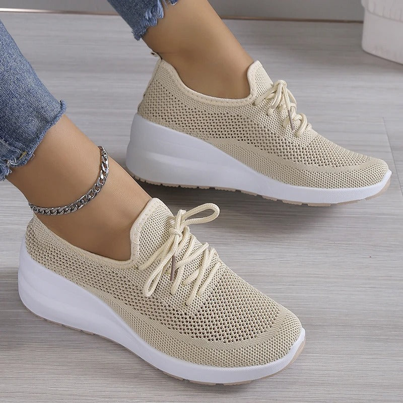 Women's White Slip-On Sneakers - Best Walking Shoes for Women 1