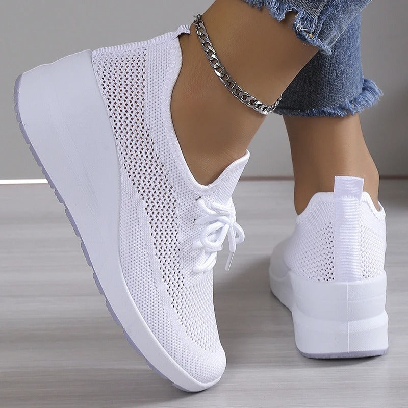 Women's White Slip-On Sneakers - Best Walking Shoes for Women 4