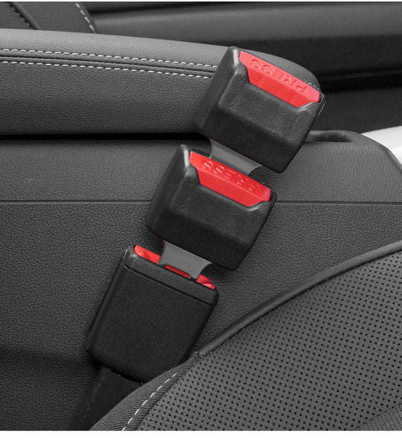 2-Pack Seat Belt Extender for Enhanced Safety and Comfort - Durable Black Safety Belt Extension for Most Standard Seatbelt Systems 3