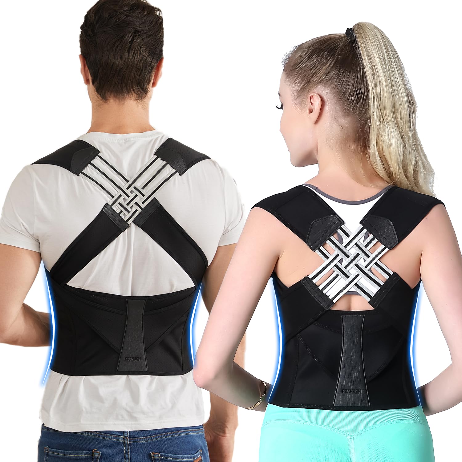 Adjustable Back Posture Corrector for Improved Spinal Alignment – Unisex Design, Comfortable Fit 0