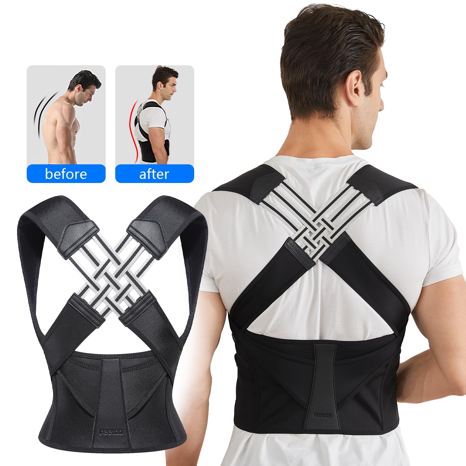 Adjustable Back Posture Corrector for Improved Spinal Alignment – Unisex Design, Comfortable Fit 4