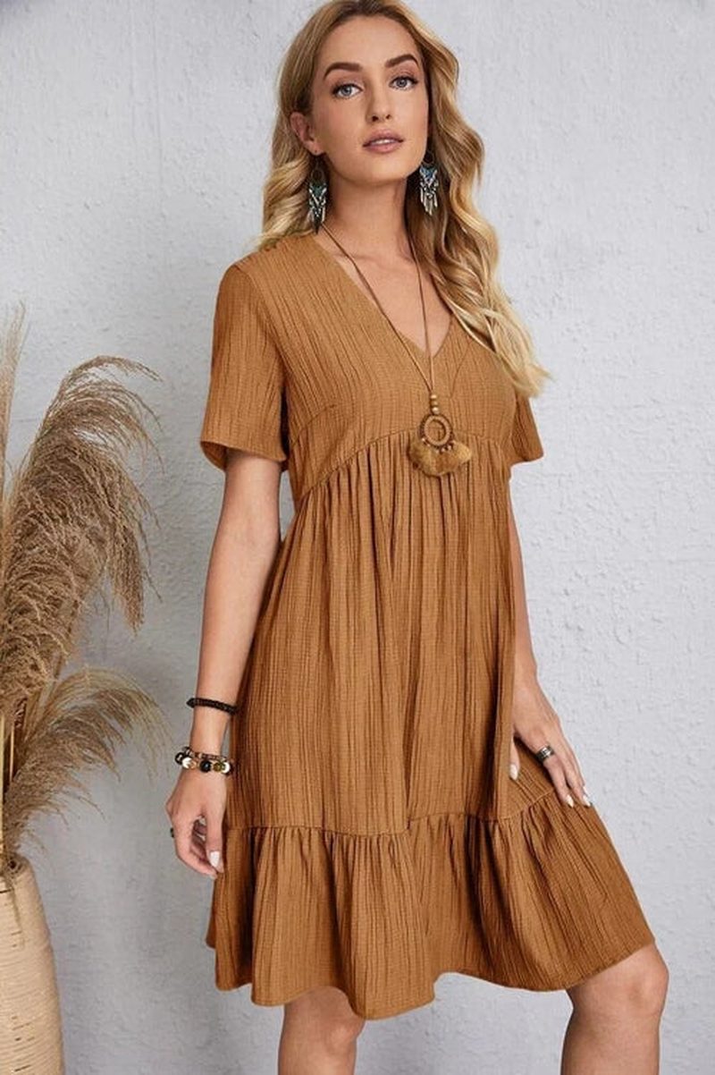 Bonjour Melbourne Dress Bohemian-Inspired Flowy Mini Summer Dress | Issabella