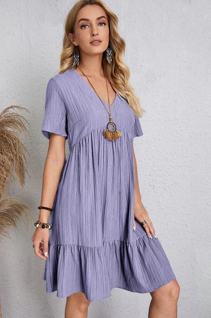 Bonjour Melbourne Dress Bohemian-Inspired Flowy Mini Summer Dress | Issabella