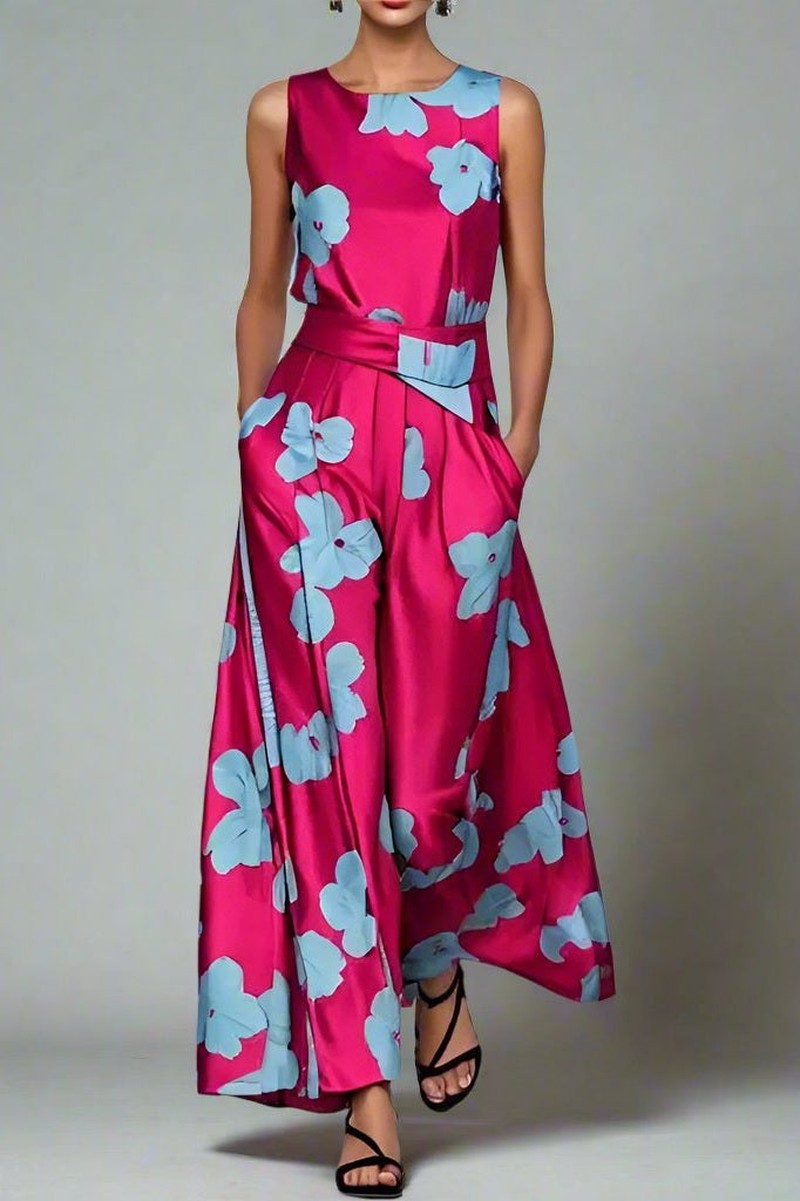 Bonjour Melbourne Dress Edith Sleeveless Maxi Dress in Timeless Floral Print