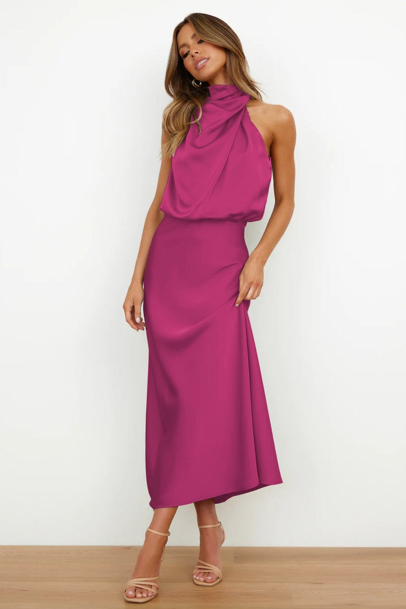 Bonjour Melbourne Dresses_W Elegant Satin Evening Dress for Women | Jaclyn