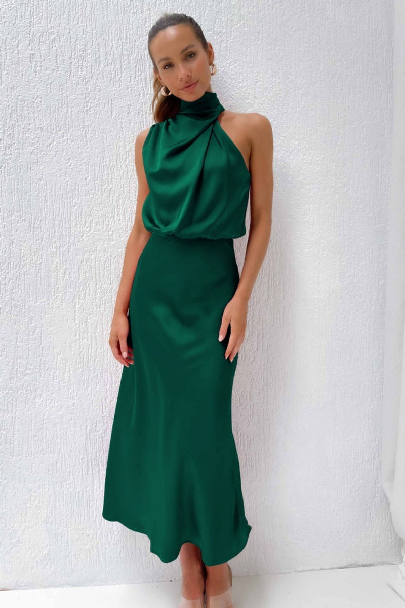 Bonjour Melbourne Dresses_W Elegant Satin Evening Dress for Women | Jaclyn