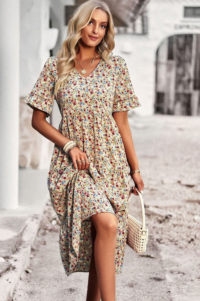 Bonjour Melbourne Dresses_W Janae Women's Floral Summer Dress - Comfortable and Stylish